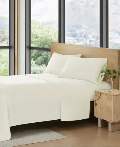 Frye 300-thread Count Rayon From Bamboo 4-pc. Sheet Set, King In White
