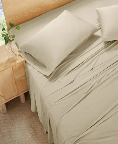 Frye 300-thread Count Rayon From Bamboo 4-pc. Sheet Set, Queen In Brown