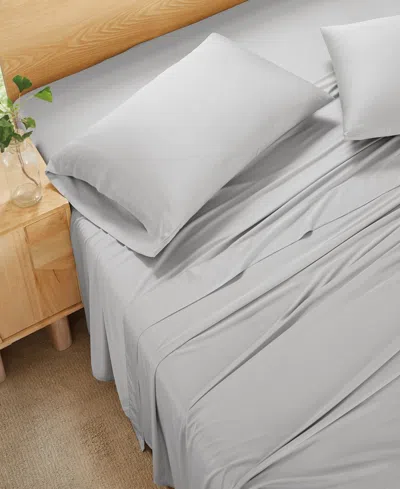Frye 300-thread Count Rayon From Bamboo 4-pc. Sheet Set, Queen In Gray