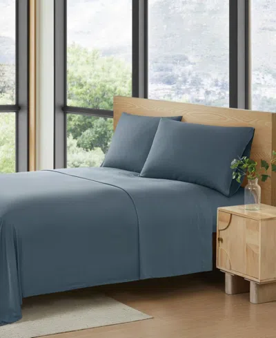 Frye 300-thread Count Rayon From Bamboo 4-pc. Sheet Set, Queen In Blue