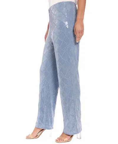 Muse Women's High-rise Pull-on Pants In Blue