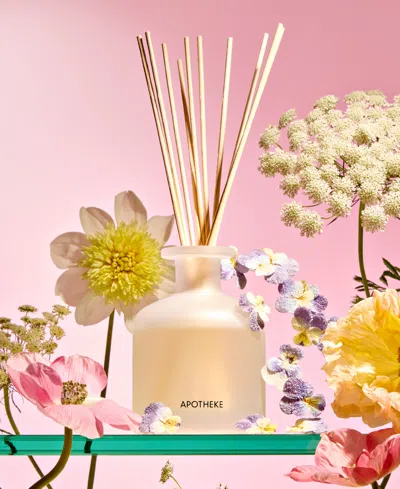 Apotheke Elderflower Sugar Reed Diffuser, 6.7 Oz. In White