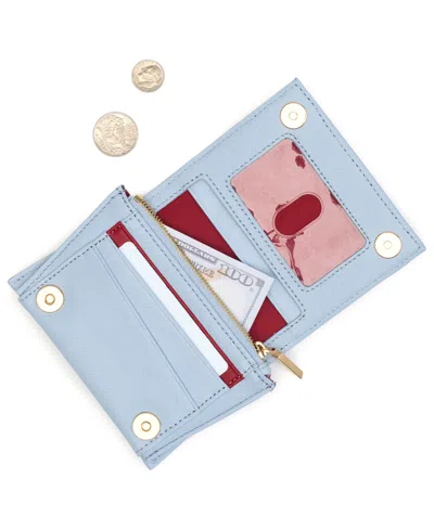 Hammitt Allen Leather Wallet In Blue