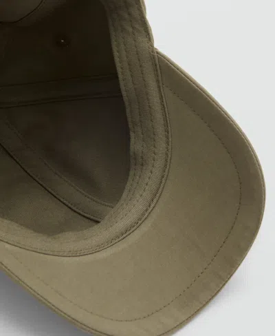 Mango Plain Cotton Cap Khaki In Brown