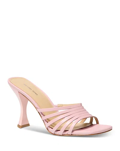 Michael Kors Haisley Leather Sandal In Multi