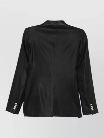 Tagliatore Wool Double Breasted Tailored Jacket In Black