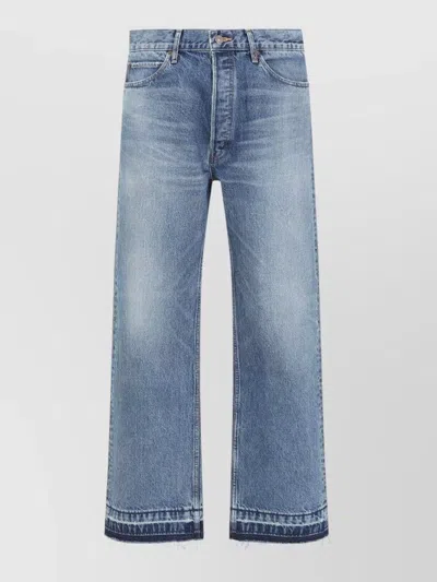 Celine Light Blue Relaxed Jeans In Blue