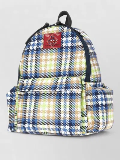 Vivienne Westwood Medium George Check-pattern Logo-patch Backpack