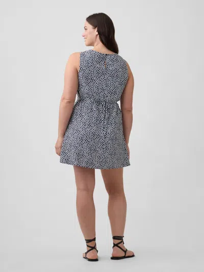 Gap Factory Print Sleeveless Mini Dress In Multi