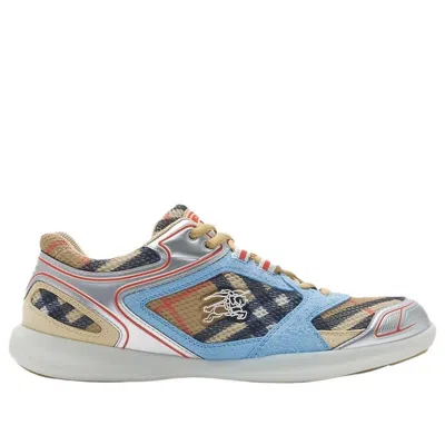 Burberry Check Polyester Sneaker In Multi