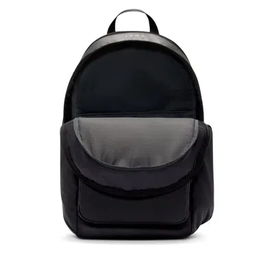 Nike Heritage Eugene Winterized Backpack 'black White' In Blue