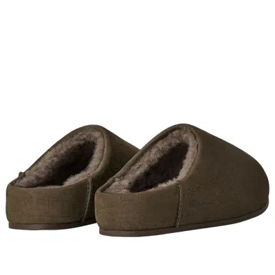 Ugg (r) Elea Croc Embossed Suede Slipper In Brown