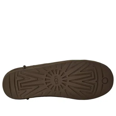 Ugg (r) Elea Croc Embossed Suede Slipper In Brown
