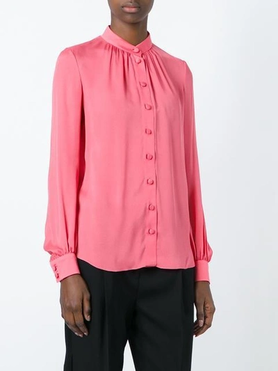 Shop Lanvin Button Down Blouse - Pink