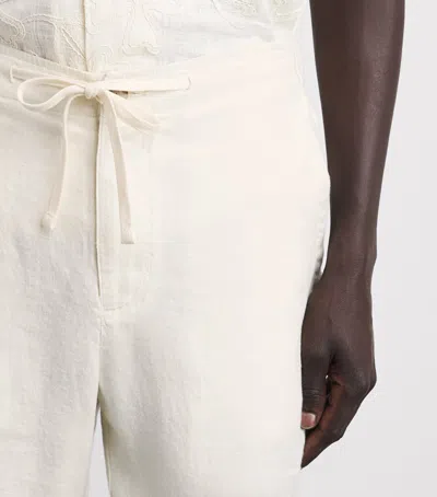 Vince Drawstring Shorts In White