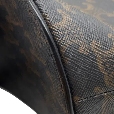 Pre-owned Celine Gold Pvc Leather Backpack ()