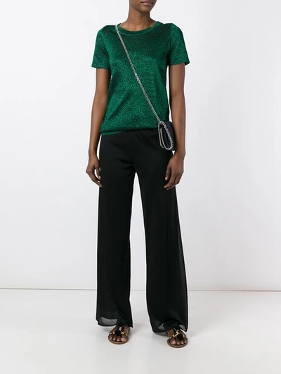 Shop Missoni Flared Trousers - Black