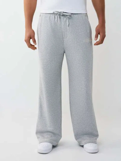 True Religion Super Baggy Drawstring Sweatpants In Gray