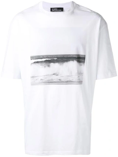 Raf Simons White Robert Mapplethorpe Edition Waves T-shirt