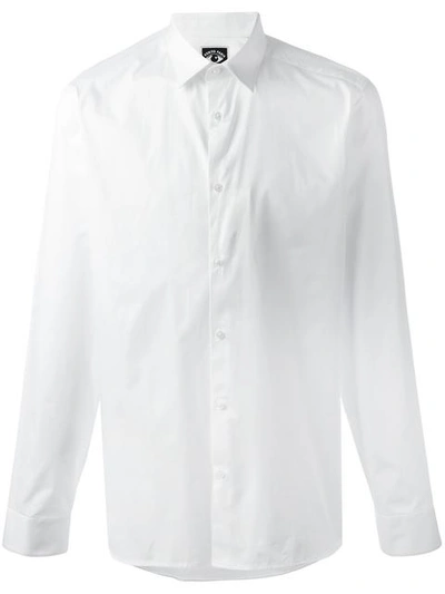 Shop Kenzo Cutaway Collar Shirt - White