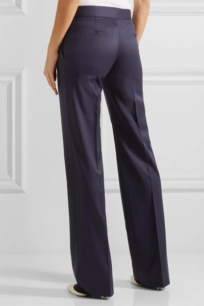 Shop Stella Mccartney Jasmine Wool-twill Wide-leg Pants