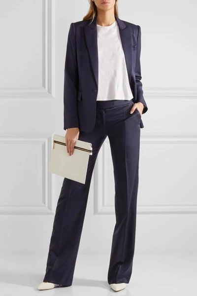 Shop Stella Mccartney Jasmine Wool-twill Wide-leg Pants