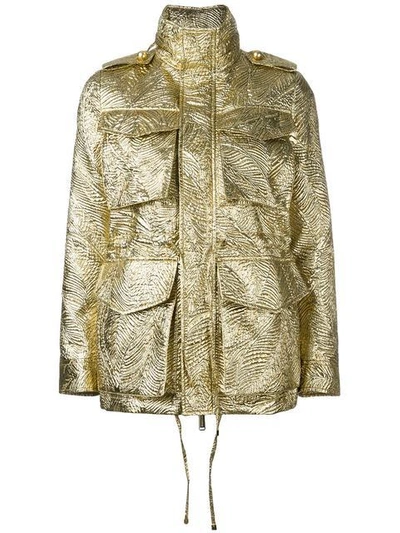 Shop Dsquared2 Textured Military Jacket