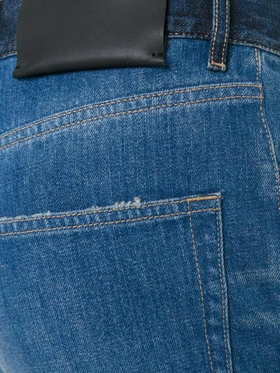Shop Lanvin Stonewashed Dropped Crotch Jeans - Blue