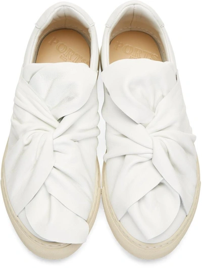 Shop Ports 1961 White Bow Slip-on Sneakers