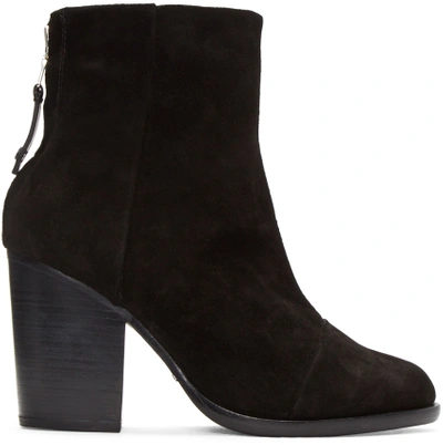 Shop Rag & Bone Black Suede Ashby Boots