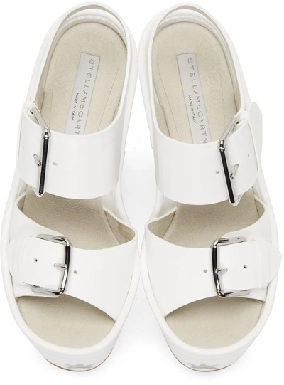 Shop Stella Mccartney White Star Sandals