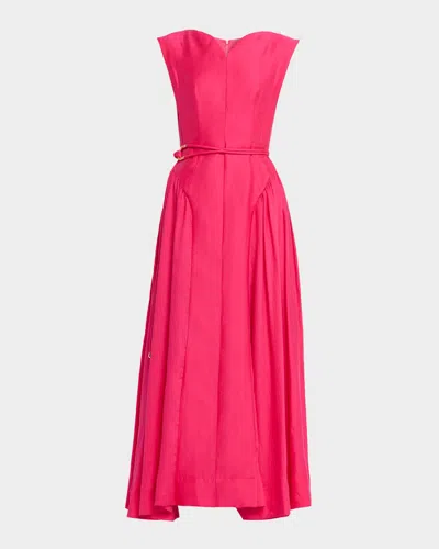 Acler Alvie A-line Maxi Dress In Pink