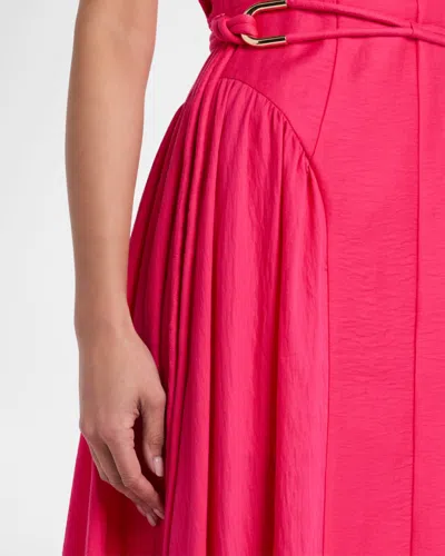Acler Alvie A-line Maxi Dress In Pink