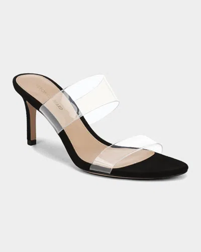 Veronica Beard 75mm Asha Mule Sandals In Black
