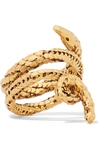 Aurelie Bidermann Asclepios Gold-plated Ring