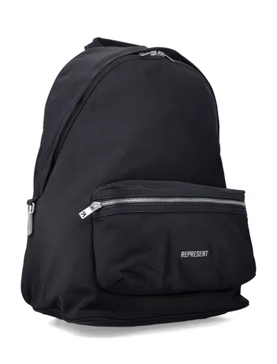 Represent Nylon Backpack In Black
