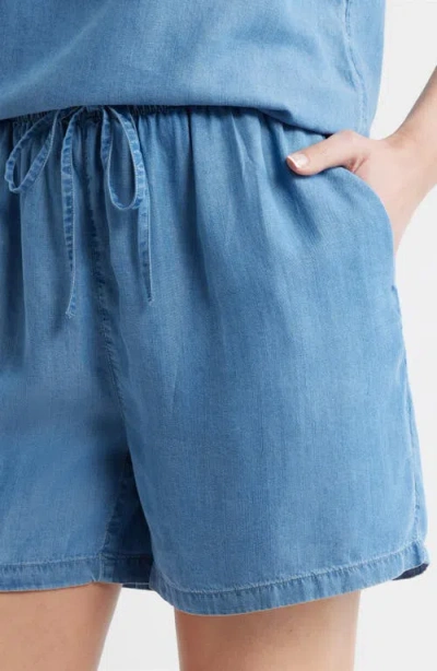 Caslonr Caslon(r) Pull-on Chambray Shorts In Blue