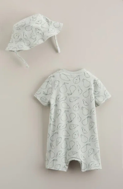 Nordstrom Print Romper & Hat Set In Multi