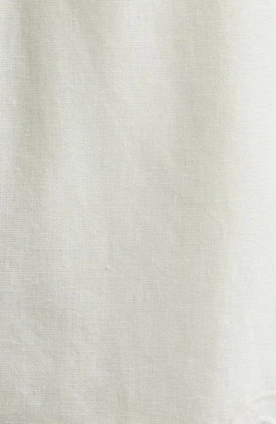 Treasure & Bond Cutwork Hem Linen Blend Pull-on Shorts In Neutral