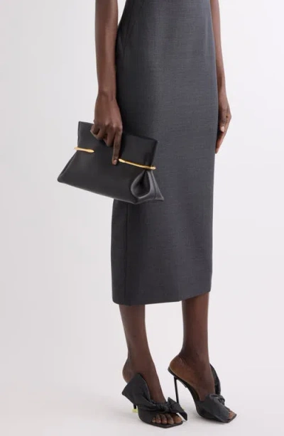 Givenchy Pinch Squeezed Horizontal Tote Bag In Nappa Leather In Black