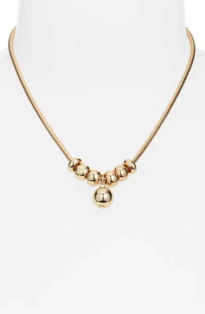 Nordstrom Beaded Orb Pendant Necklace In Pattern
