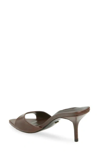 Tony Bianco Hallie Heeled Mules Choc Vintage In Brown