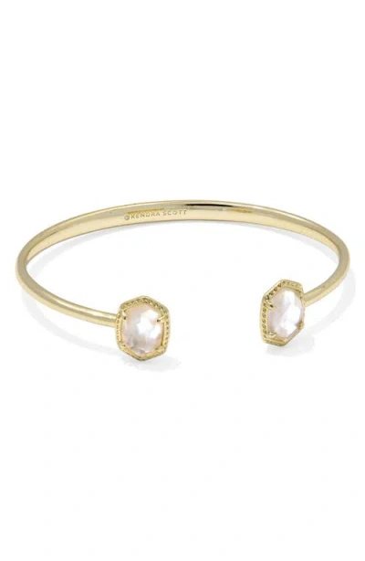 Kendra Scott Daphne Frame Stone Cuff Bracelet In Neutral