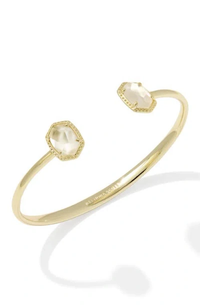 Kendra Scott Daphne Frame Stone Cuff Bracelet In Neutral