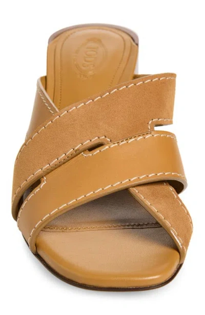 Tod's Women's 55mm Leather Block Heel Sandals In Multi