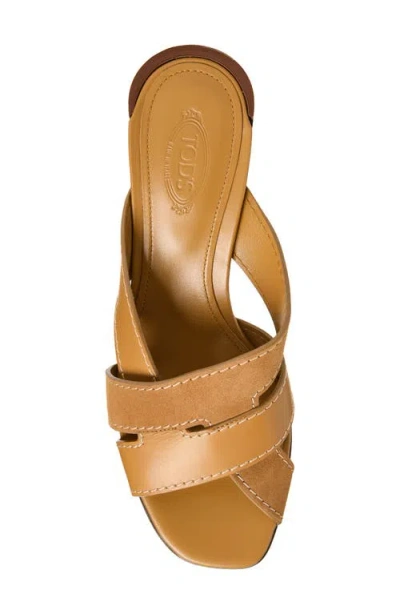 Tod's Women's 55mm Leather Block Heel Sandals In Multi