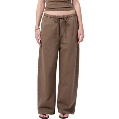 Citizen Of Humanity Aurora Pull On Pants Bezal In Brown
