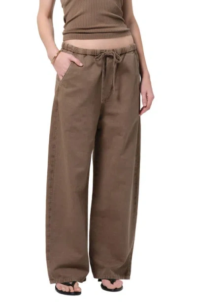 Citizen Of Humanity Aurora Pull On Pants Bezal In Brown