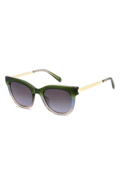 Fossil 51mm Gradient Cat Eye Sunglasses In Multi