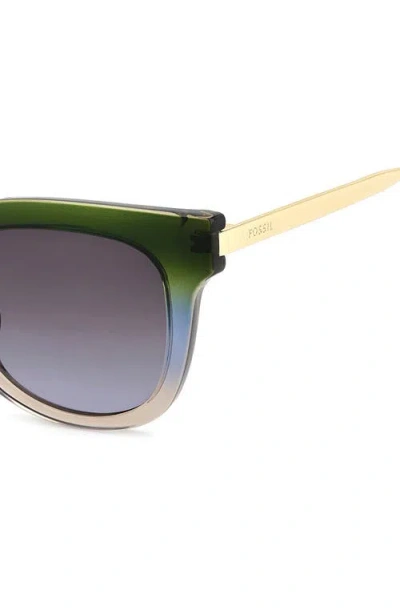 Fossil 51mm Gradient Cat Eye Sunglasses In Multi